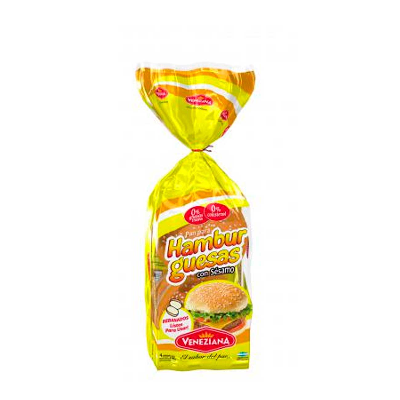 Pan hamburguesa con sésamo 210g VENEZIANA
