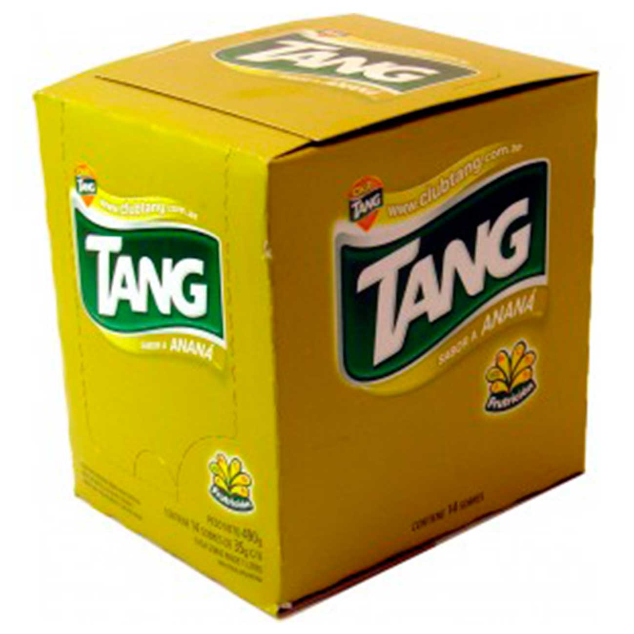 Jugo en polvo ananá Tang.