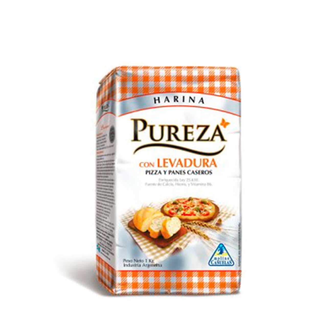 Harina con levadura pizza y panes 1k PUREZA