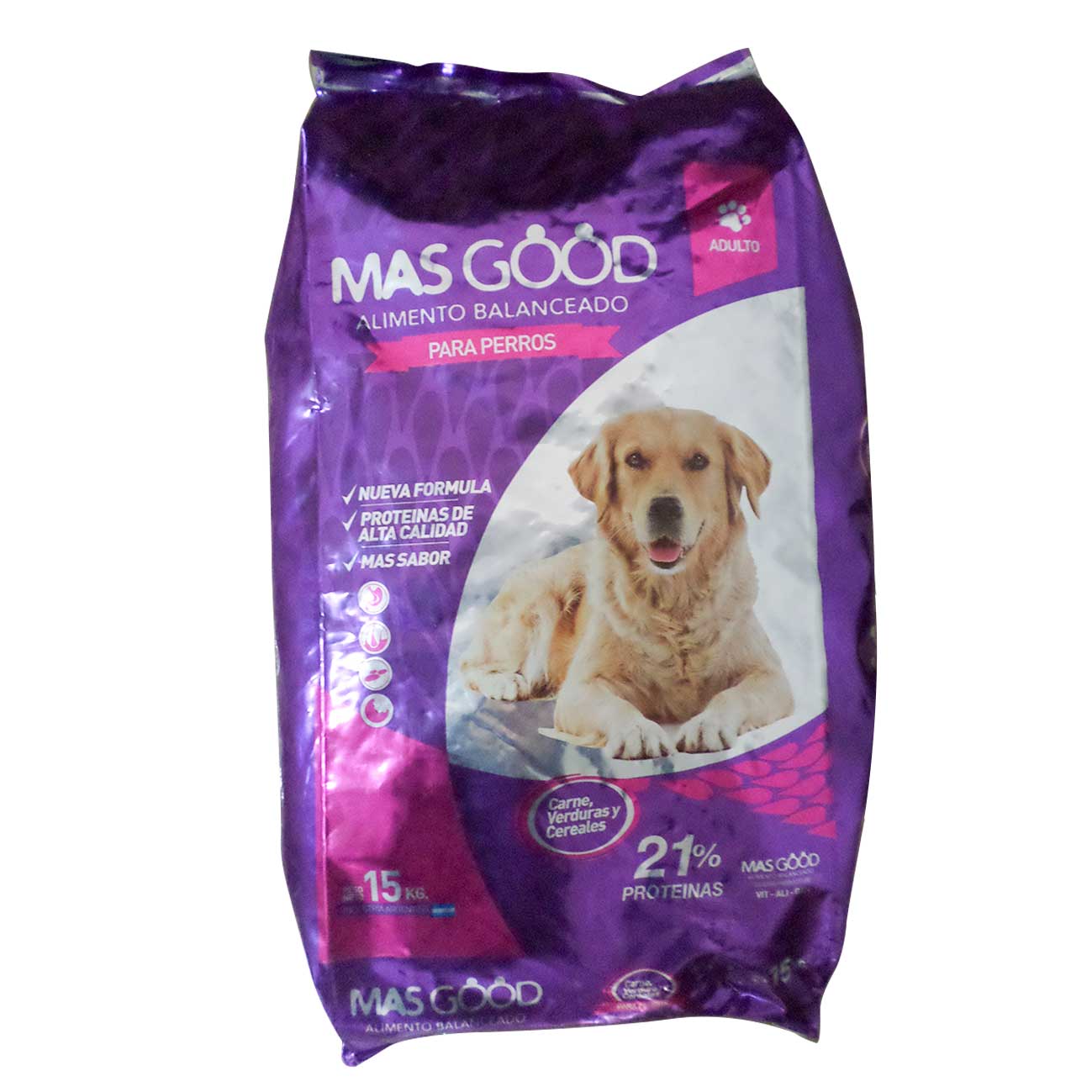 Alimento balanceado para perros adultos 15k MASGOOD