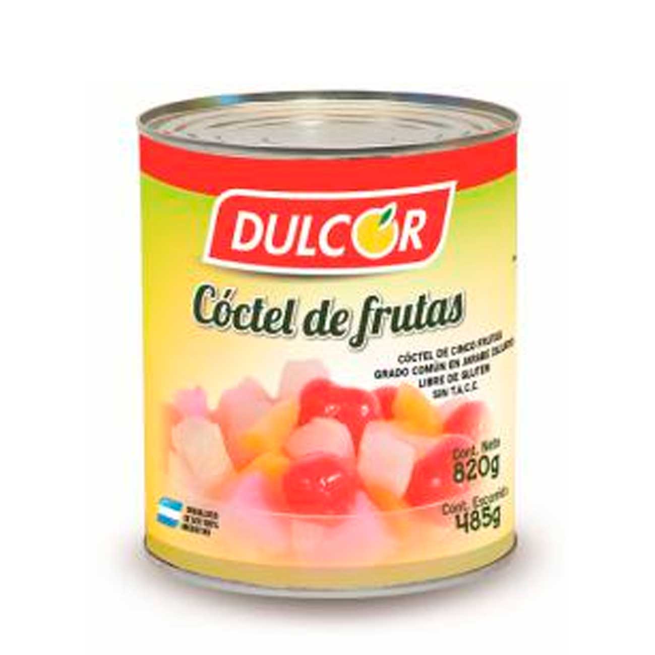 Cóctel de 4 frutas 800g DULCOR 