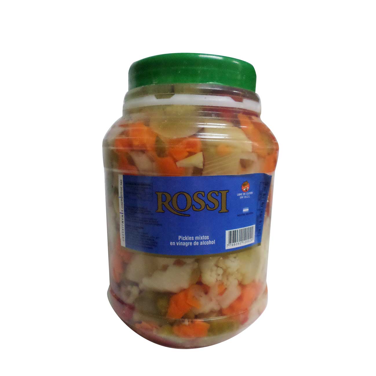 Pickles mixtos en vinagre de alcohol 2k ROSSI